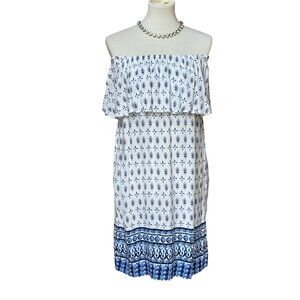 Beach Lunch Lounge Off Shoulder Dress XS